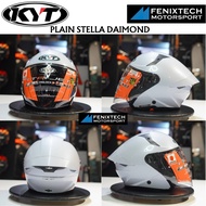 KYT TTR JET HELMET PLAIN COLOR