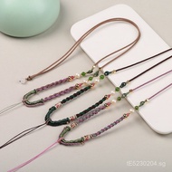 High-end Woven Lanyard Accessories Jade Pendant Necklace Handmade Jasper Jade Pendant Cord、Lanyard、T