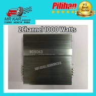 Ready Stock🚨🚨🚨 BOSOKO Titanium Spec ~ 2-Channel Car Power AMPLIFIER MAX POWER 1000 Watts
