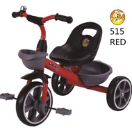 sepeda roda tiga pacific type 515 untuk anak 2 tahun- 4 tahun - tc 515 red