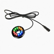 Lampu Kolam LED DC12V, Lampu Air Pancut Bawah Air untuk Landskap, 12-Lampu, Berwarna