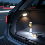 KEVANLY 1pcs BA15S/P21W 12V DC LED Reverse Lamp Car Backup Bulb KEVANLY 1pcs Mentol LED Terbalik Ker