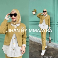 ￼Mmaayra - JIHAN BY MMAAYRA - Setelan wanita warna lime set celana cantik terbaru baju casual baju d