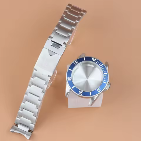 42.5mm Blue Bezel Case Miyota 8215 Diving Watch Case Bracelet For Pelagos Miyota 8215 Movement 31.8m