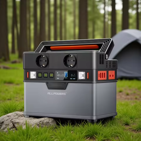 ALLPOWERS Portable Power Station 110 / 230V Solar Generator 2000W/700W/300W/200W Emergency Power Sup