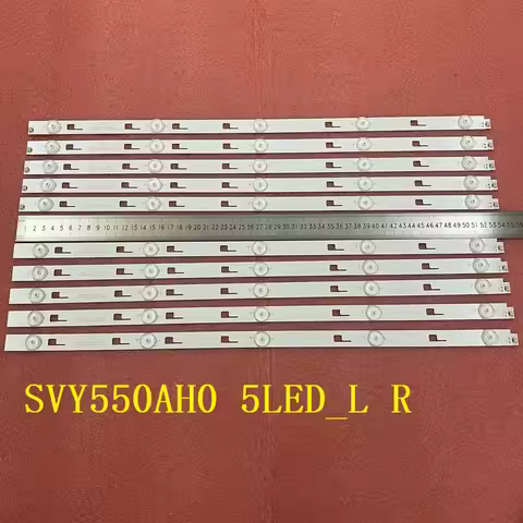 LED backlight Strip For SONY XBR-55X810C KD-55X8000C KD-55X8005C SVY550AH0 5LED_L R LSY550FN01-001