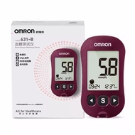 Omron Meter 631B เป็นเครื่องพกพาสำหรับวัดระดับน้ำตาลในเลือดที่บ้านพร้อมแถบทดสอบอุปกรณ์เบาหวาน