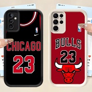 YS-43 Chicago Bulls NBA Shockproof Casing for Samsung A55 A54 M15 S25 S24 S21 FE Ultra