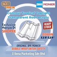 Monier Contour Tropical Toplight Transparent Roof Acrylic - Genting Atap Terang  l Max buy 5 per Ord