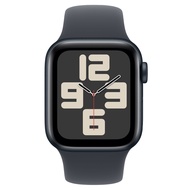 Apple Watch SE2 第二代 2024 GPS 40mm 鋁金屬運動型錶帶 S~M  午夜色  1個