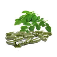 MORINGA - 10 Capsules Kapsul Moringa Daun Kelor Untuk Masker dan Kesehatan Halal dan BPOM