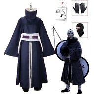 Naruto Anime Akatsuki Uchiha Obito Cosplay Costume Uniforms Kimono Men Outfit Carnival Party Rolepla