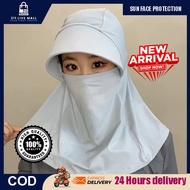 UV protection mask breathable face cover outdoor face shield lightweight mask perlindungan matahari 