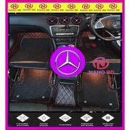 Nano 9D MERCEDES C CLASS W206 W-206 C180 C200 C250 C300 C350E 14-19 LUXURY CUSTOMS MADE 2 LAYERS CAR