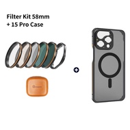 Fotorgear Phone Case เคสมือถือ 15 Pro แบบ MagS afe พร้อมระบบ T-Mount ติดตั้งเลนส์เสริม ฟิลเตอร์