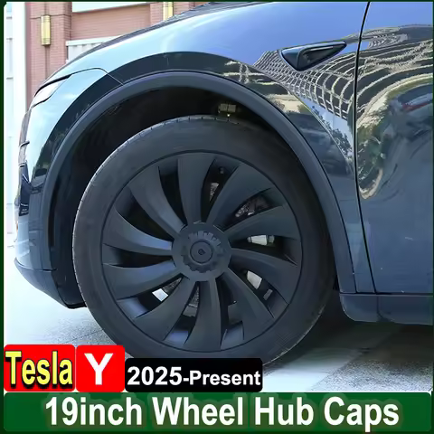 Car Wheel Cover For Tesla New Model Y Juniper 19 Inch Tire Hub Cap Performance Replacement Crossflow