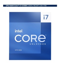 Intel CPU Core i7-13700K 3.4 GHz 16C/24T LGA-1700 (รับประกัน3ปี)