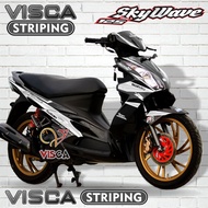 Stiker Striping Suzuki Skywave Full Body Variasi Graffis