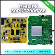 Philips 50PUT7906/68 Power Board Main Board 715GA008-P02-002-B03M 715GB868-M0B-B05-004Y