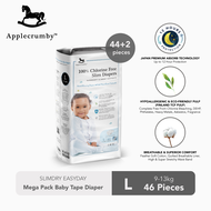 Applecrumby SlimDry Diapers (Mega)Tape