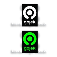 Gojek cutting sticker custom helmet/cutting custom car sticker