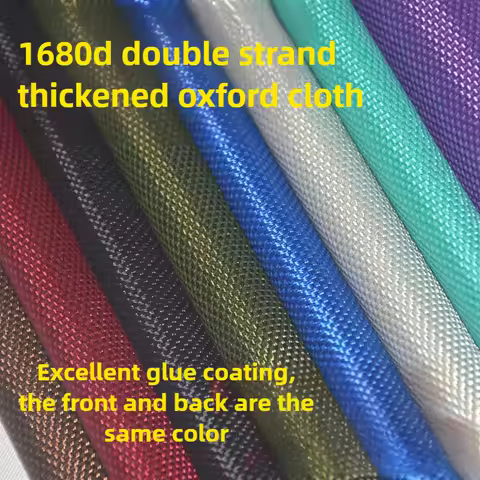 1680D Oxford Waterproof Fabric PUR Coating By The Meter for Door Curtains Bags Suitcases DIY Sewing 