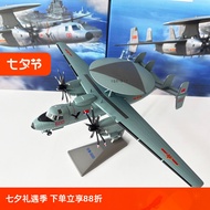 1/72 China Air Police 600 Warning Aircraft KJ600 Aircraft Carrier Carrier Aircraft Simulation Alloy 