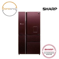 Sharp SJF889WGM 780L Hikaru Series Refrigerator With J-Tech Inverter Technology SJF889WGM SJF889W SJ