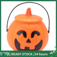 Pumpkin Candy Bucket,Halloween Pumpkin Bucket,Trick or Treat Pumpkin Bucket Jack Lantern Candy Baske