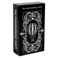 The Phantomwise Tarot Cards - Black & White Whimsical Art, Mystical Guidebook, Fantasy Tarot Deck