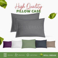 KINGS Premium Microfiber Pillow Case/Sarung Bantal(20"X30")  Bolster Case/Sarung Bantal Peluk(35X105