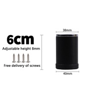 Onuobao 4PCS Aluminum Furniture Cabinet Feet Legs Leg Feet Adjustable Cabinet Feet Bathroom Cabinet