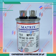 MESIN Ac Water Pump Capacitor Capacitor AC Compressor Engine Compressor 10uf MATRIX