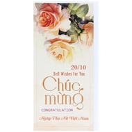 Thiệp Chúc Mừng Ngày Phụ Nữ Việt Nam - Happy Women Day 20.10 - Gia Long GL-3335 - Mẫu 9