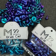 Titan Gr5 fairing screw set for Ex 135 5-speed (24c)