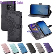 【 High quality goods 】Samsung Galaxy A7 A9 A6 A8 plus J8 J2 pro 2018 Leather Flip Wallet Cover with Card Slots Phone Case皮套