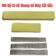 100 Bộ Giấy Cà Số Khung Số Máy Ô Tô Xe Máy | Cắt Sẵn Tiện Dùng | Cắt Sẵn Thành Bộ Dễ Dùng Cho Thợ –