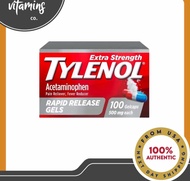Tylenol Extra Strength | 20 Rapid Relief Gels | Fast Relief of Headache and Toothache || GMP Certifi