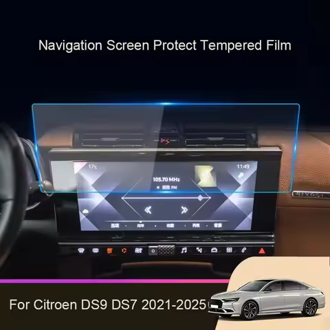 Car GPS Navigation Screen Protect Tempered Film Internal Sticker Auto Accessory For Citroen DS7 DS9