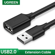 UGREEN 1Meter USB Extension Cable Super Speed USB 2.0 Cable Male to Female Data Sync Extender Cord for Playstation, Xbox, Oculus VR, USB Flash Drive, Card Reader, Hard Drive, Keyboard, Printer, Camera-Black