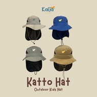 KATTO HAT Children's Safari Bucket Hat/ by KAIJA Nylon Kids Bucket Hat