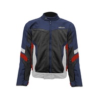 Hevik - Vega Jacket - Navy Red - เสื้อแจ็คเก็ตขี่มอเตอร์ไซค์