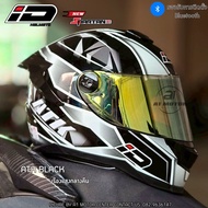 หมวกกันน็อคเต็มใบ ID SPARTAN-ฺBT ผลิตตาม มาตรฐาน ECE และ มอก 369-2557 ID Helmet หมวกกันน็อคเต็มใบหุ้