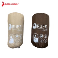 Deer Creek Sleeping Bag RUFF 3.0 Portable Light Weight Water Resistant Khaki/Brown