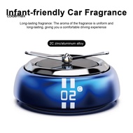 COLD Car Fragrance Diffuser Solar Powered Air Freshener Portable Solar Car Air Freshener Aromatherapy Diffuser with Automatic Rotation Interior Decoration Accessory for Car