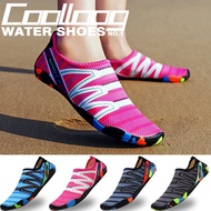 Coolloog Aqua shoes Summer water shoes Quick-Dry Rubber Beach Shoes for Women Men Kasut pantai kasut