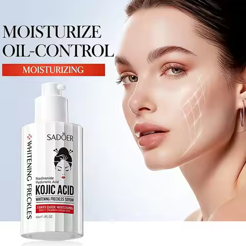 SADOER Kojic Acid Whitening and Freckle Removal Cream Moisturizing Facial Essence Anti-Aging Wrinkle