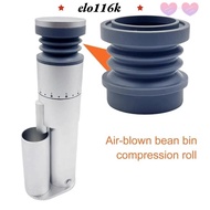 ELOK Bellow Coffee Grinder, Silicone Bean Bin Blowing Coffee Bellow, Useful Compression Roll Rapid C