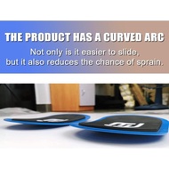 Gliding Discs Core Sliders Smooth Use On Carpet Floor Exercise Sliders Equipment.Compact Core Glider