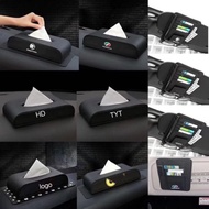 ( Free Shipping ) Leather Car Tissue Box Holder Proton Perodua city almera axia alza myvi ativa vios